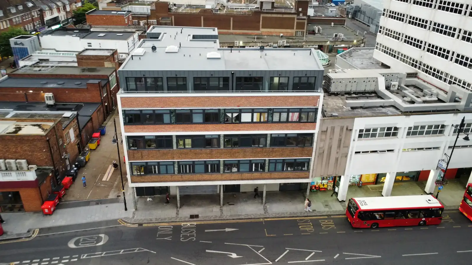1-5 Western Road, Romford: building fitted with new windows by Windows 2020