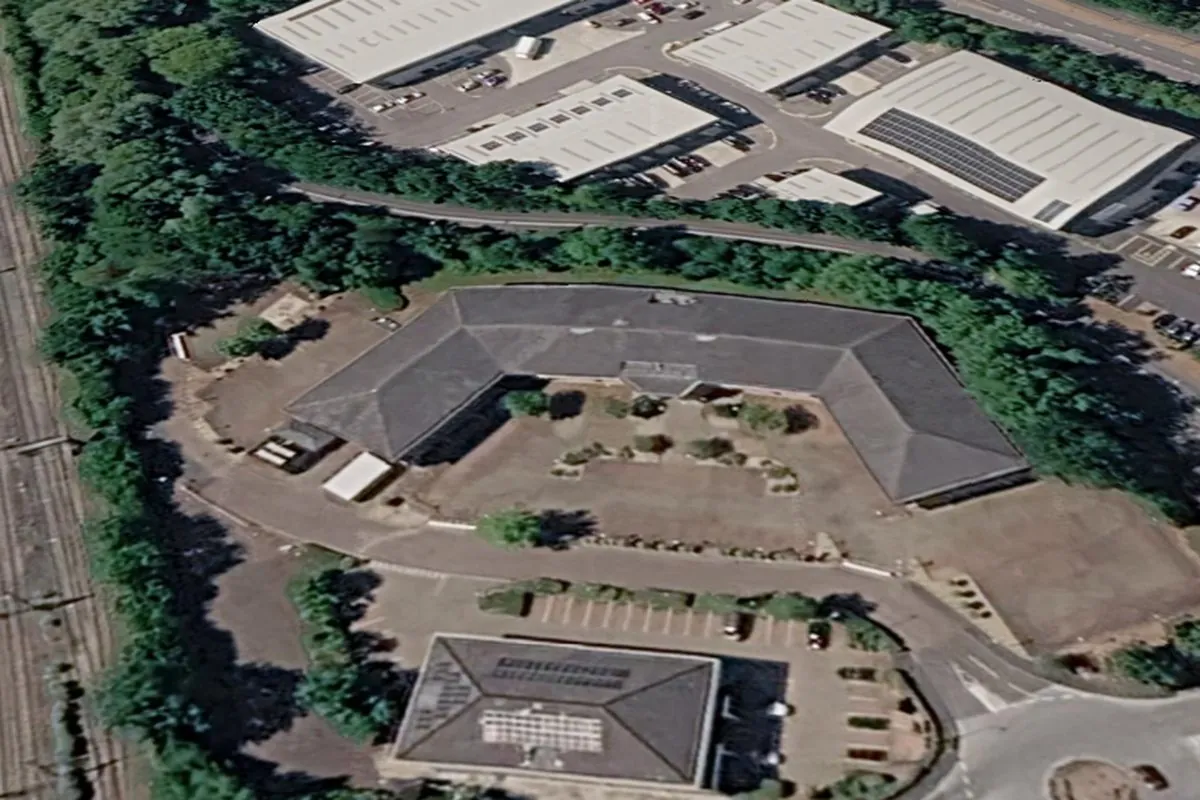 Aerial view of Forum 1, Theale, Reading (RG7)