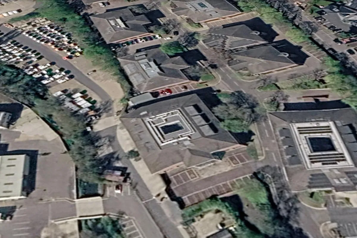Aerial view of Glassworks 2, Dorking, Surrey (RH4)